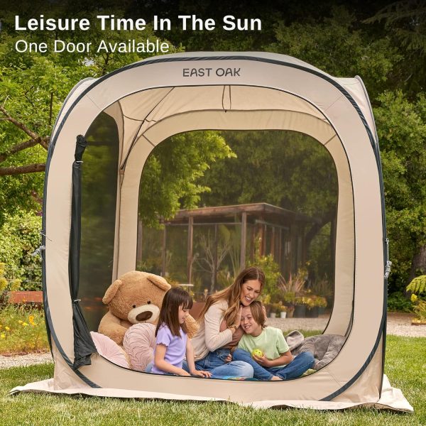EAST OAK Screen House Tent Pop-Up, Portable Screen Room Canopy Instant - Image 2