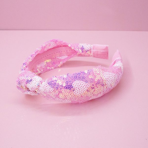 FROG SAC Heart Headband for Girls - Knotted Valentines Day Head Bands for - Image 8