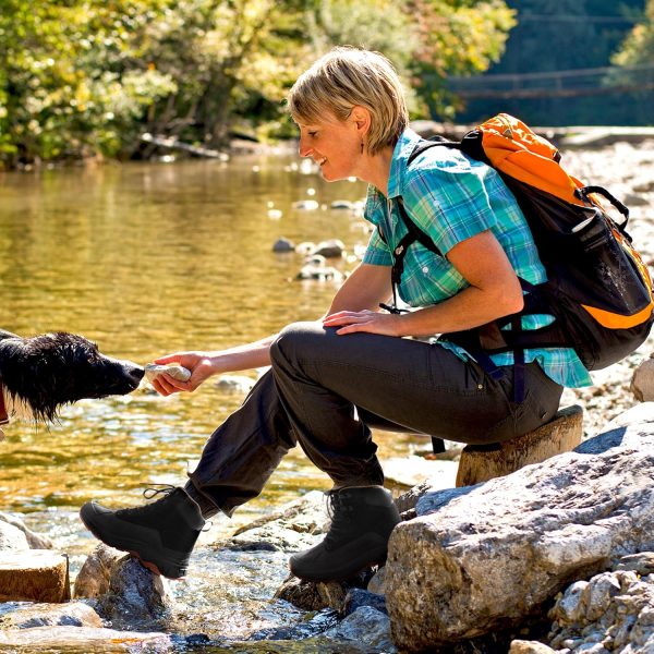 NORTIV 8 Women's Waterproof Hiking Boots Outdoor Trekking Camping Trail - Image 5