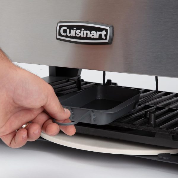 Cuisinart CGG-403 3-in-1 Grill, Griddle and Pizza Oven, Stainless Steel - Image 19
