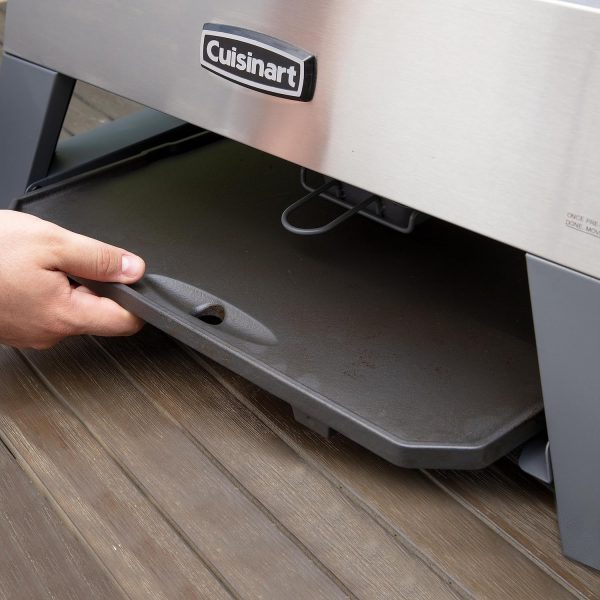 Cuisinart CGG-403 3-in-1 Grill, Griddle and Pizza Oven, Stainless Steel - Image 12