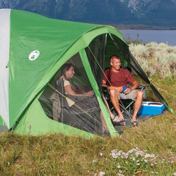 Coleman Evanston Tent with Screen Room, 6/8 Person Weatherproof Tent Sets - Image 3
