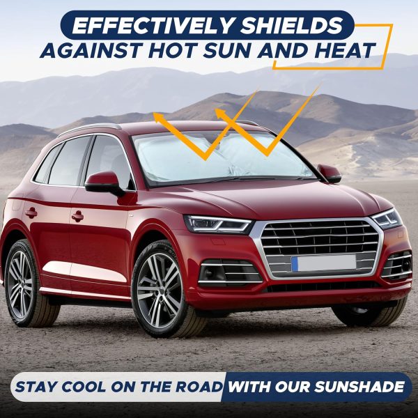 EcoNour Car Windshield Sun Shade | Reflective Sunshade for Ultimate - Image 7