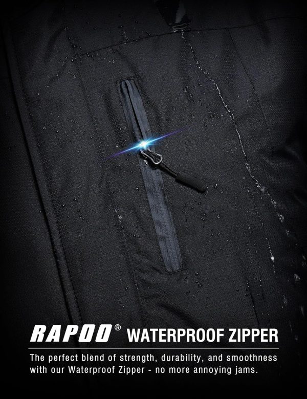 Rapoo Men's Winter Ski Snow Jacket Mountain Waterproof Windproof Rain - Image 5