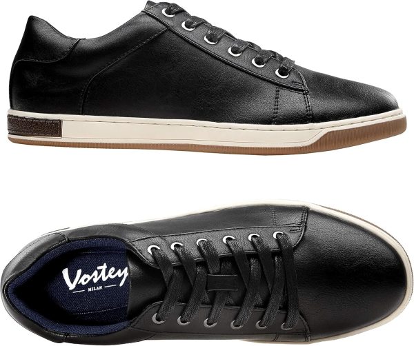 Vostey Men's Sneakers Fashion Casual Shoes Dress Sneaker Oxford Shoes - Image 3
