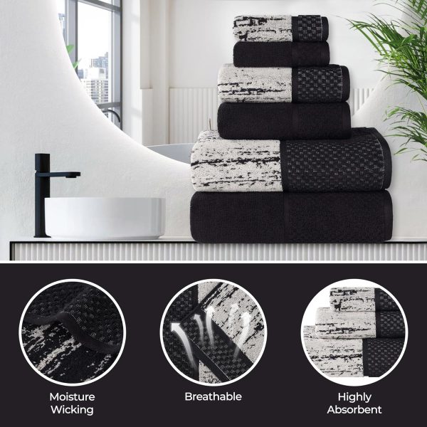 Superior Cotton Face Towel/Washcloth Set, Quick Dry, Small Facial Towels, - Image 3