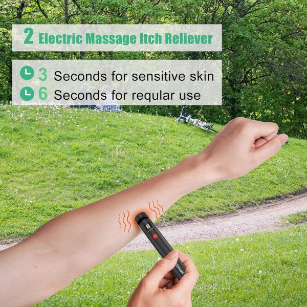 Electric Massage Itch Reliever,2-in-1 Itch Relief with USB Rechargeable 3 - Image 4