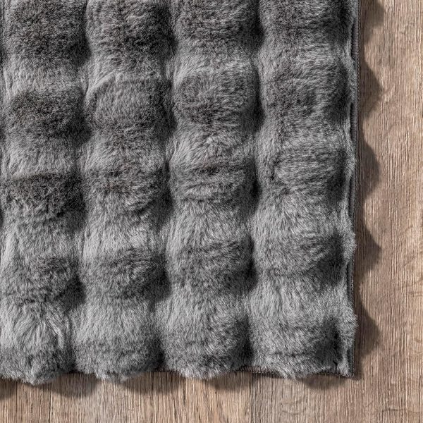 nuLOOM 5' x 8' Cozy Plush SuperiorWash Area Rug, Machine Washable, - Image 9