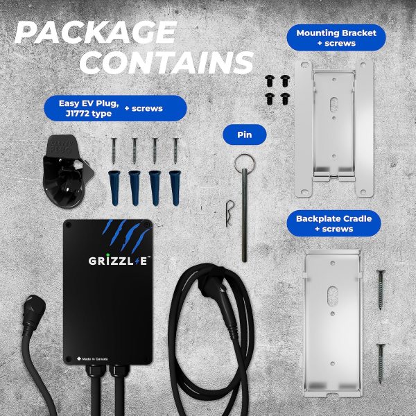 Grizzl-E Smart Level 2 240V / 40A Electric Vehicle (EV) Charger, Metal Case - Image 9