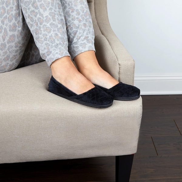 Dearfoams Women's Comfort Memory Foam Indoor Outdoor Katie Slip On Loafer - Image 2