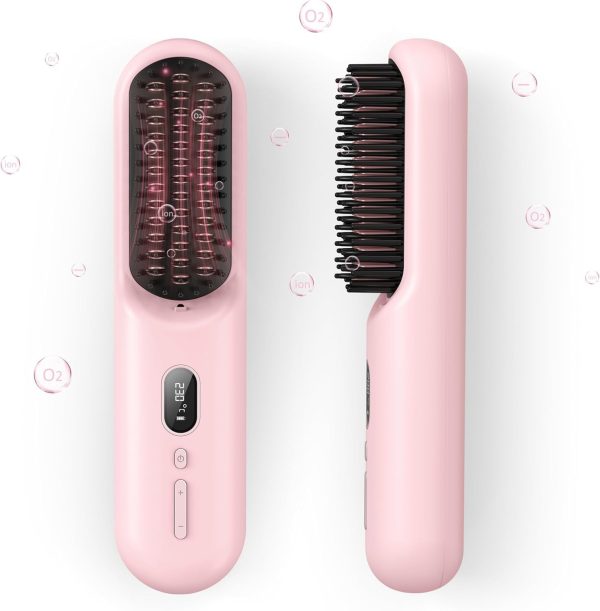 hair straightener brush
