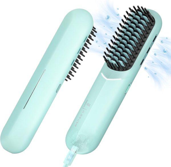 hair straightener brush