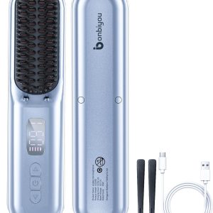 hair straightener brush