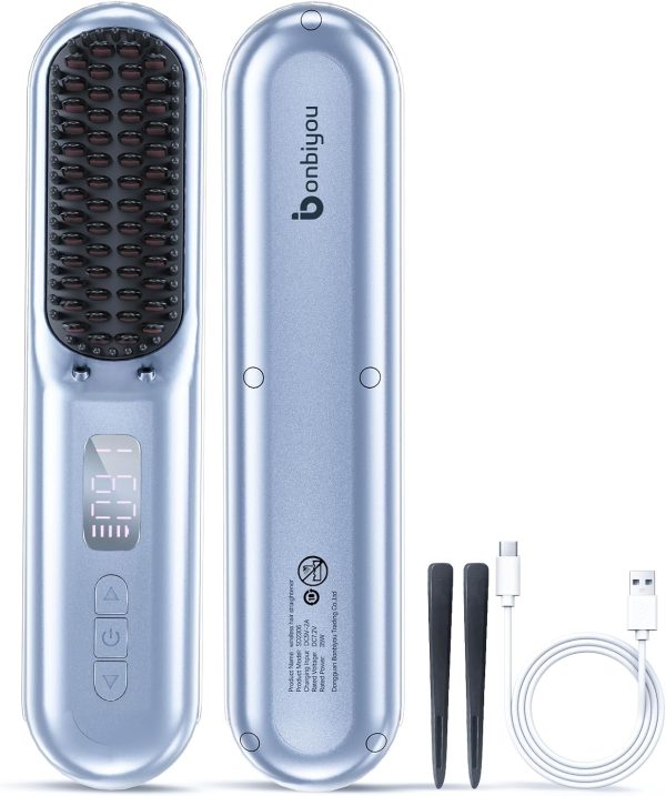 hair straightener brush