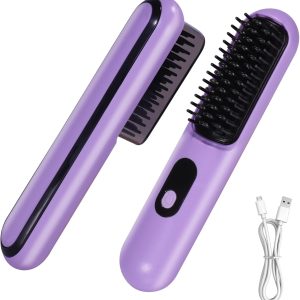 hair straightener brush