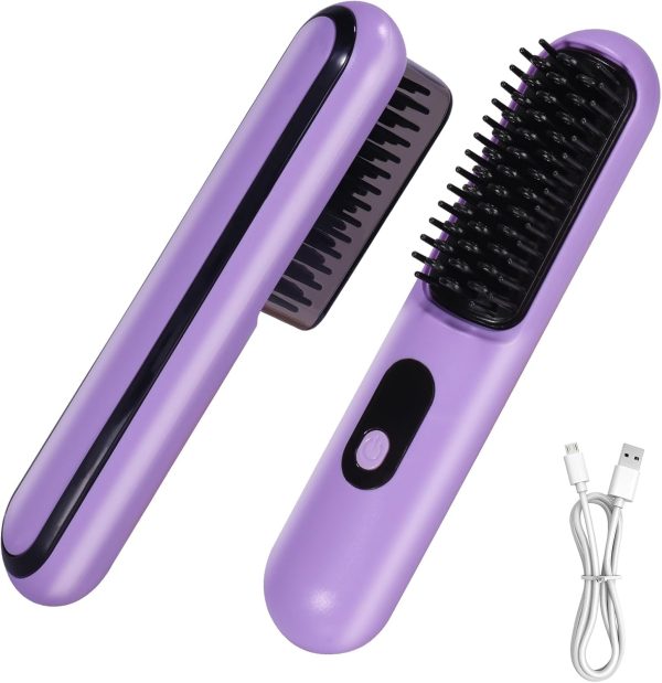 hair straightener brush