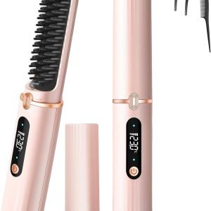 hair straightener brush