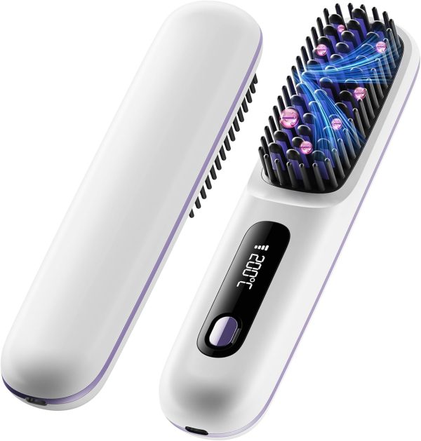 hair straightener brush
