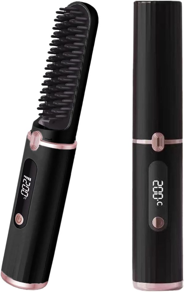 hair straightener brush