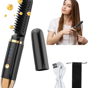 hair straightener brush