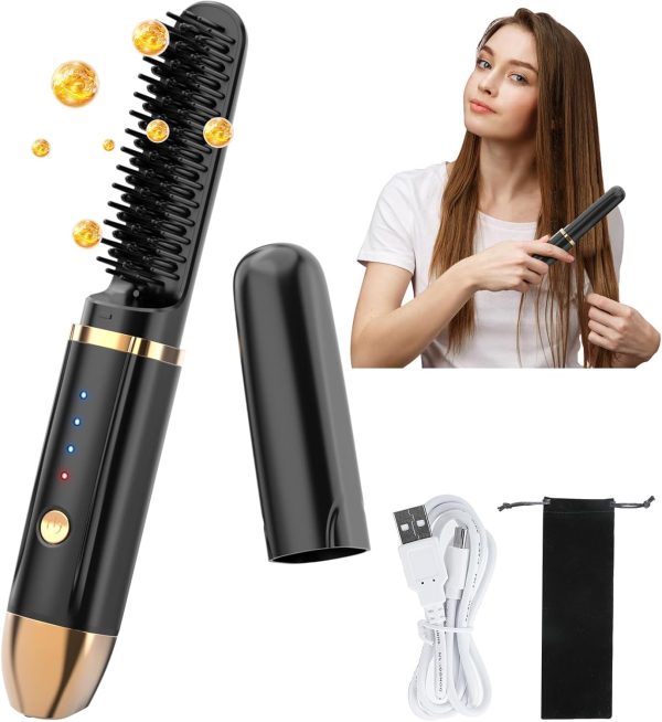 hair straightener brush