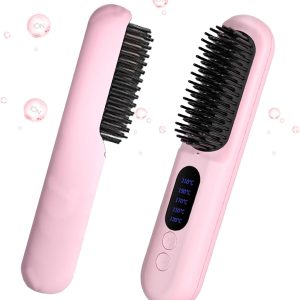 hair straightener brush