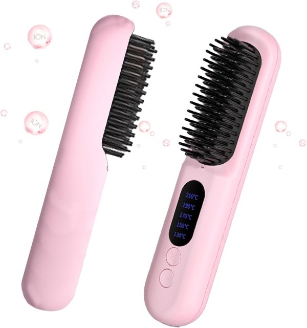 hair straightener brush
