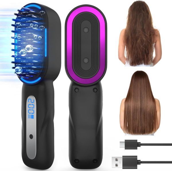 hair straightener brush