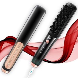 hair straightener brush