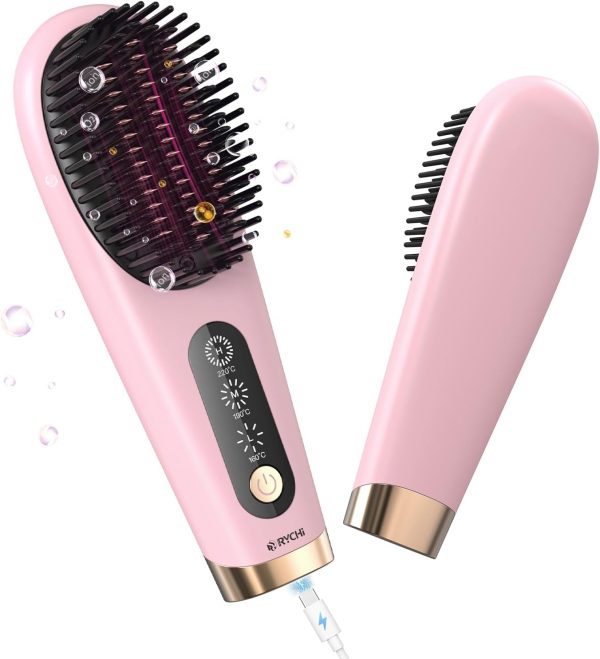 hair straightener brush