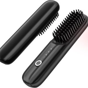 hair straightener brush