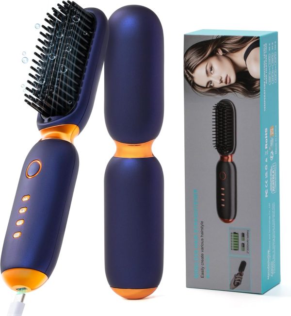 hair straightener brush