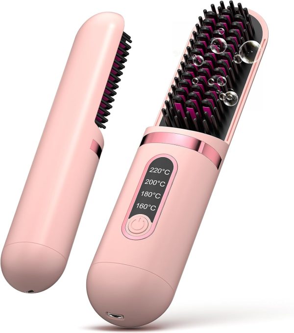 hair straightener brush