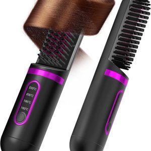 hair straightener brush