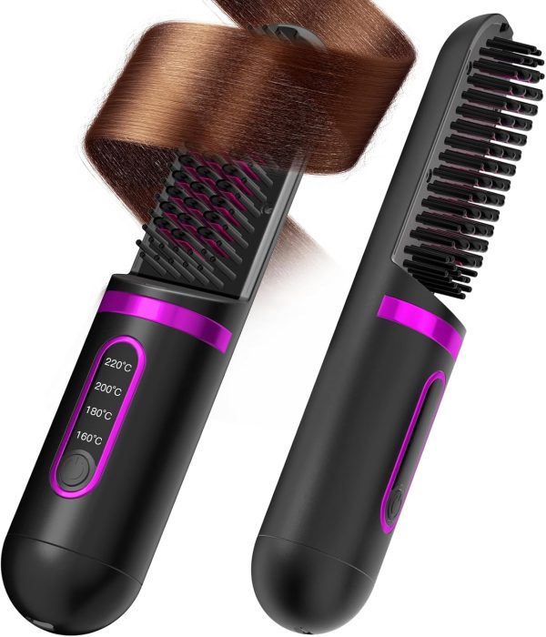hair straightener brush