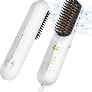 hair straightener brush