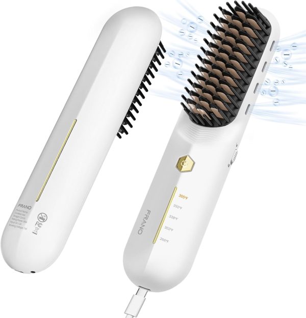 hair straightener brush