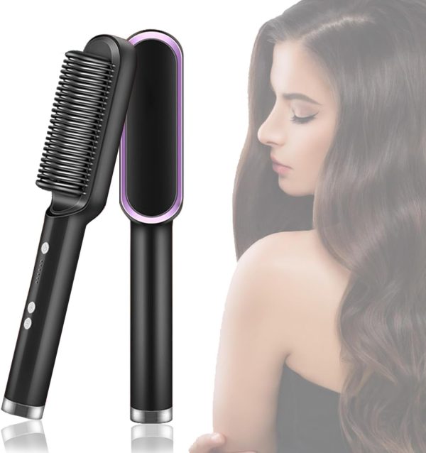 hair straightener brush
