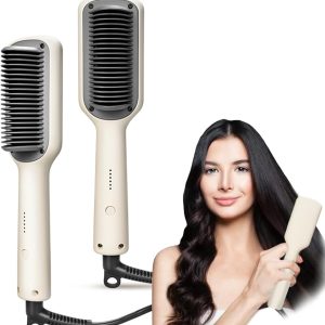 hair straightener brush