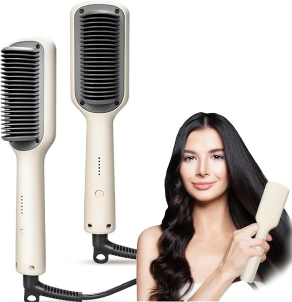 hair straightener brush