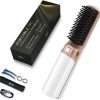 hair straightener brush