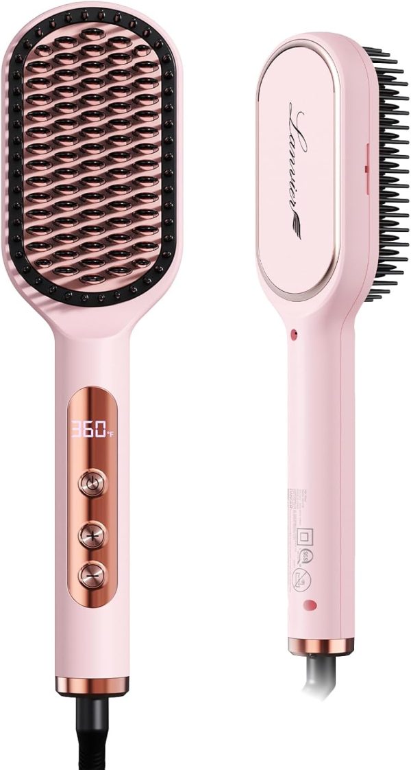 hair straightener brush