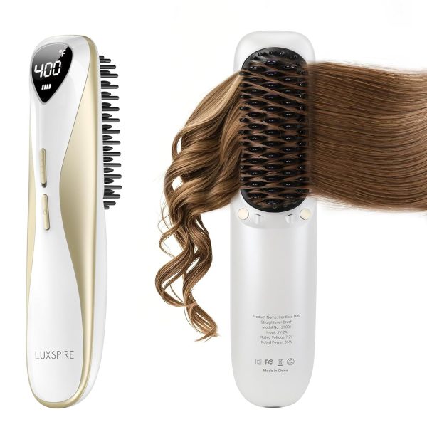 hair straightener brush