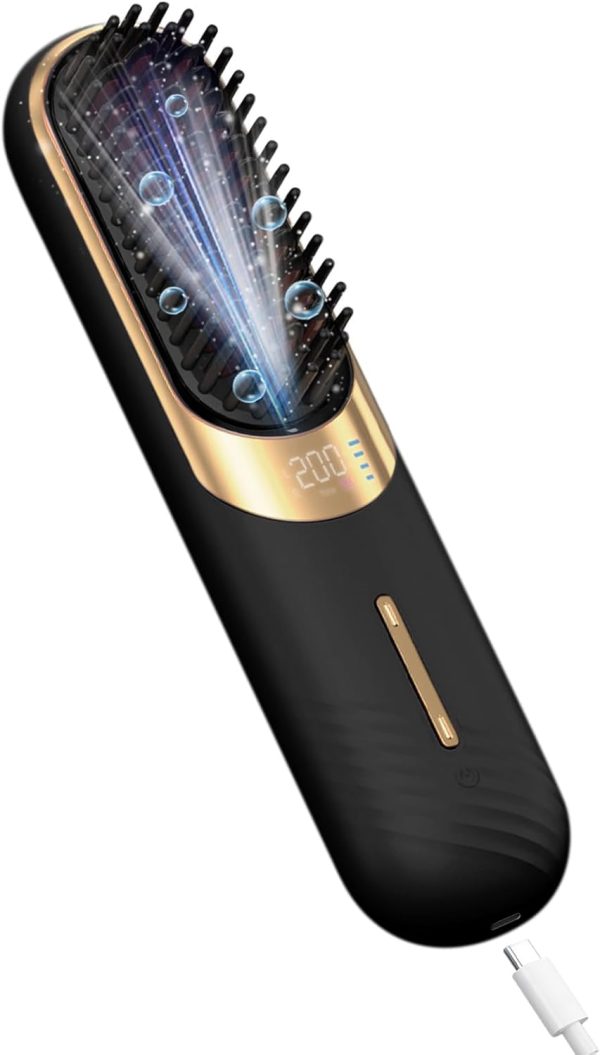 hair straightener brush