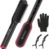 hair straightener brush