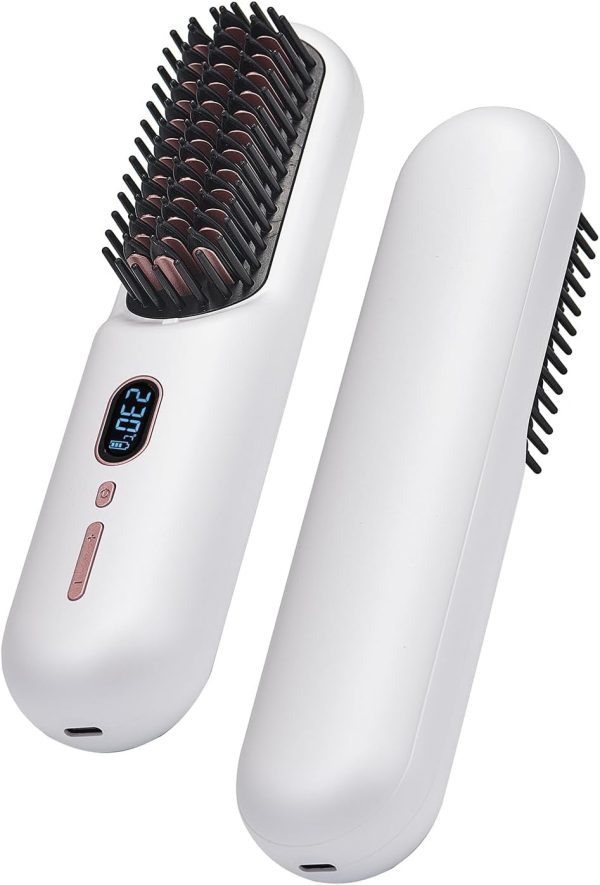 hair straightener brush