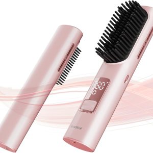 hair straightener brush